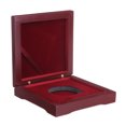 thumbnail image 3 of Commemorative Coins Box Wood/Plastic Collection Souvenir Metal Coin Box For Gift, 3 of 4