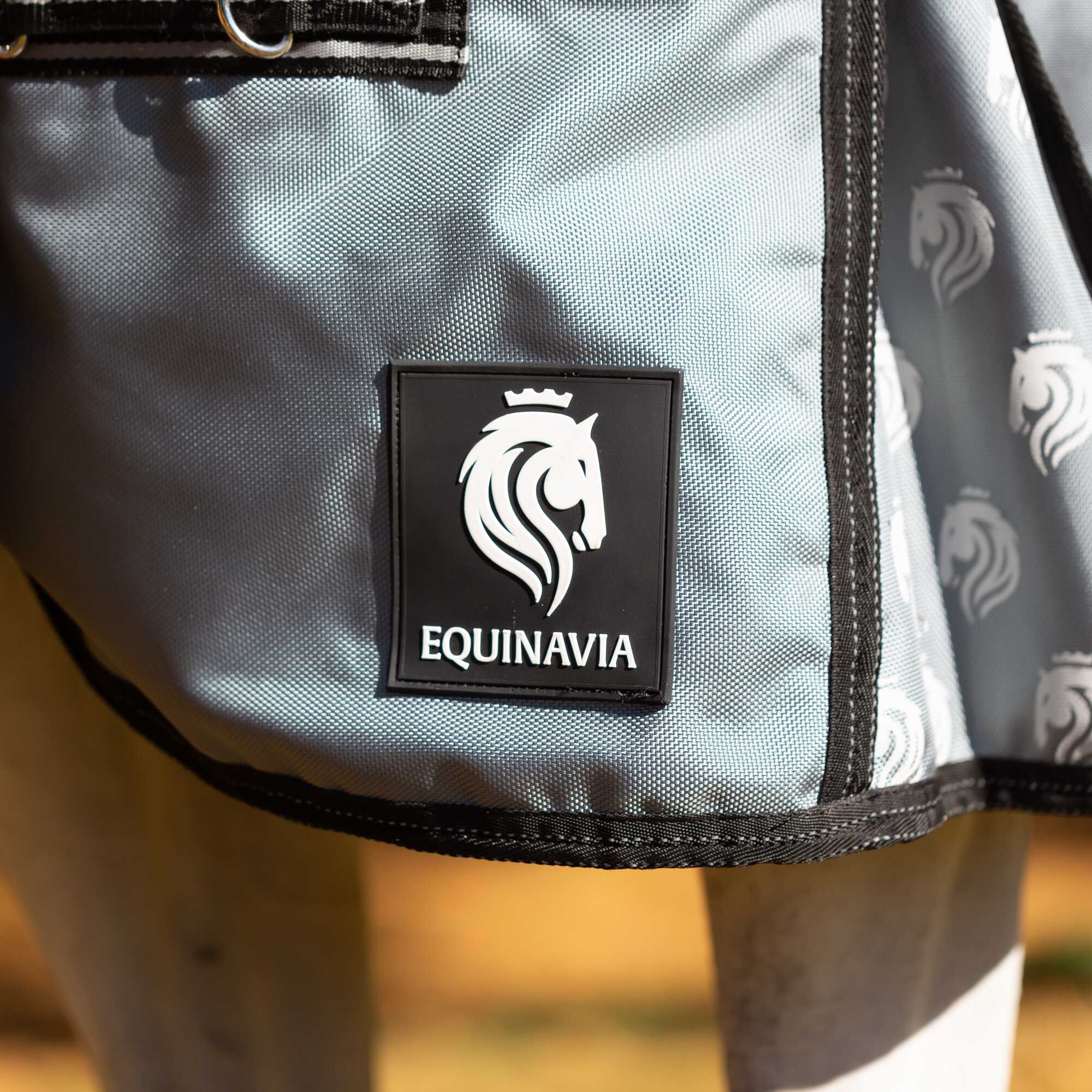 Equinavia Thunder 360 Detachable Neck Heavy 300g Turnout Blanket Silver Grey