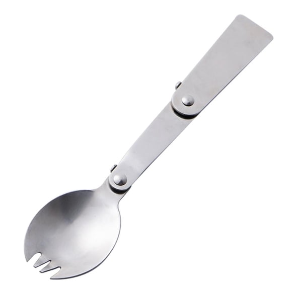 Tenedor de camping plegable de material acero inoxidable Tenedor de camping, Tenedor, Senderismo, , Vajilla - si DYNWAVEMX Tenedor Cuchara Plegable