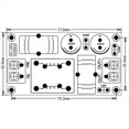 thumbnail image 3 of 20A DC LC Filter Electromagnetic Interference Filter Emc Fcc High Frequency Power Filtering for 12V 24V 48V Car,1 x Filter,Yellow, 3 of 6