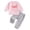 Pink, variant on Little Boys Casual Outfit Sets Toddler Baby Boy Fall Winter Cute Long Sleeve Elastic Waist 1T 2T 3T 4T 5T 6T Everyday Set 2Pcs