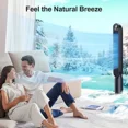 thumbnail image 5 of 42" Tower Fan, Oscillating Tower Fan With 3 Modes, 4 Wind Speeds, 12H Timers, 90°Oscillation & 135° Vertical, Standing Fans For Home, 5 of 5