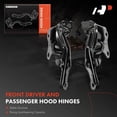 thumbnail image 3 of A-Premium Front Driver and Passenger Hood Hinges Compatible with Lexus RX330 2004-2006, RX350 2007-2009, RX400H 2006-2008, Front Left and Right Side, 2-PC Set, Replace# 5342048030, 5341048030, 3 of 8