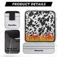 thumbnail image 4 of XYZCANDO Cow RV Window Shade Fire Camper Window Cover RV Skylight Cover Foldable RV Black Out Shade for Window RV Roof Vent Skylight Insulator Window Cover RV Accessories Sunshade Black, 4 of 7