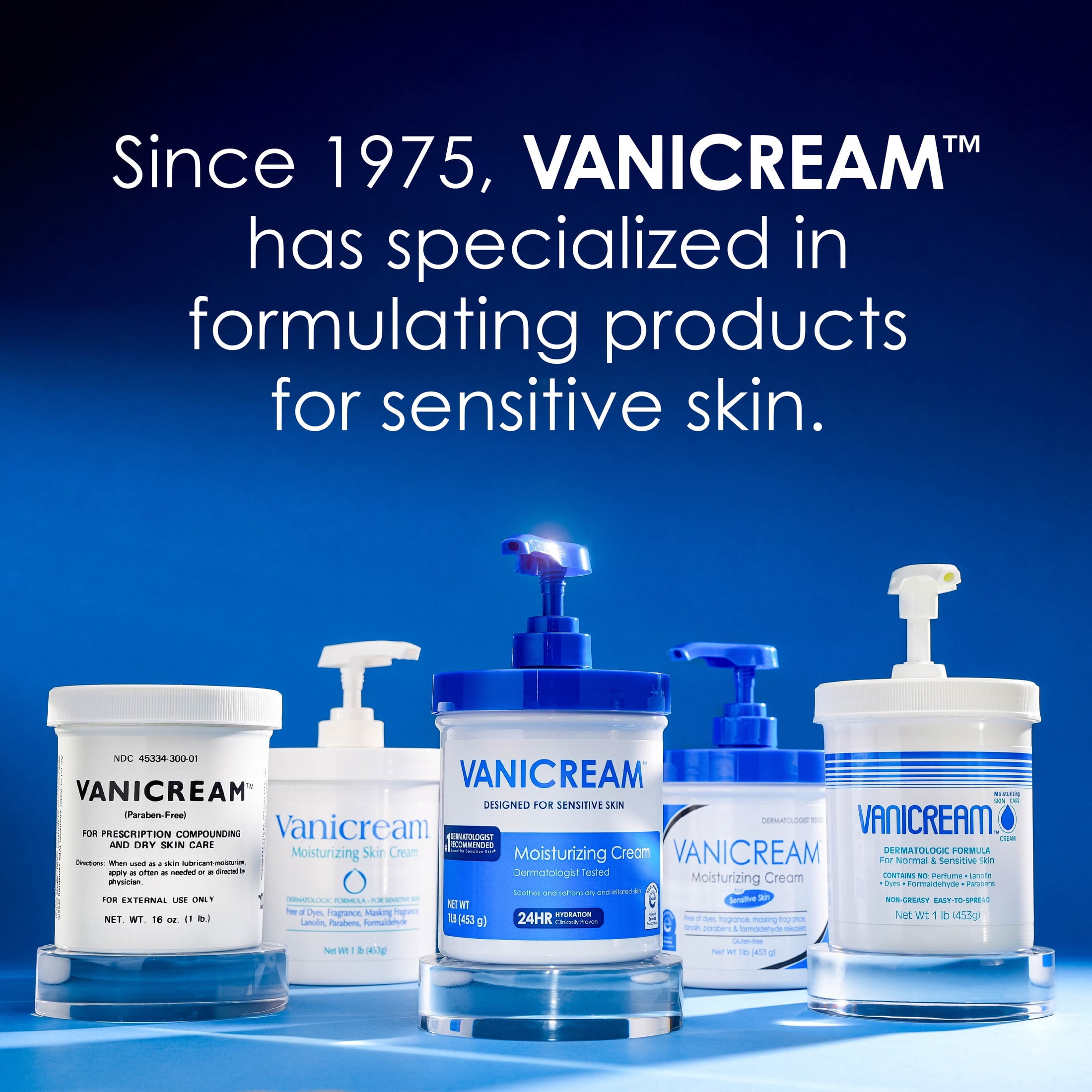 Vanicream Moisturizing Skin Cream, Gentle Relief for Sensitive