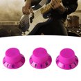 thumbnail image 1 of Perillas de Potenciómetro de Plástico 3 Piezas Perilla de Control de Guitarra Eléctrica Sombrero de Copa Control de Tono de Volumen Perilla de Campana para ANGGREK  Otros, 1 of 8