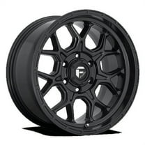 Fuel 1PC Aluminum Rim D670 TECH 17X9in Matte Black Finish, D67017908457