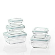 Open Box Glasslock Oven and Microwave Safe Glass Food Storage 10 Piece Set
