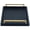 Black-17" x 12" x 2.5", variant on Rectangle Shagreen Faux Leather Serving Tray Blue 17" x 12" x 2.5" Home Decor