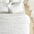 thumbnail image 2 of EVERGRACE 100% Cotton Scallop Quilt Set, King Size 3 Piece Set  Lightweight Bedspread with 2 Shams, Soft Prewashed Matelasse Coverlet for Cozy and Elegant Bedding, Bright White, 2 of 8