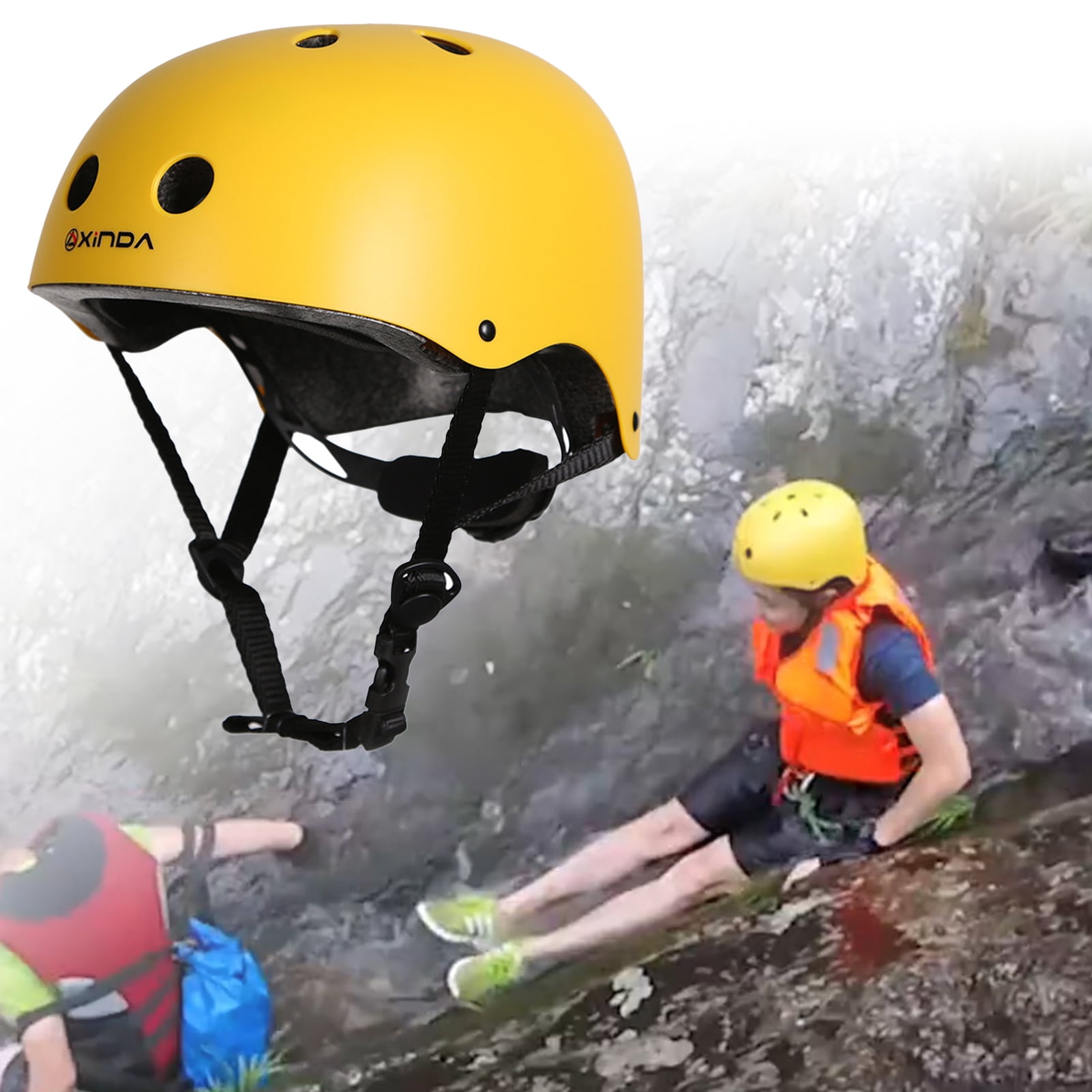 XIN-D Climbing Helmet L 54-62cm Adjustable Size 