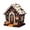#A Halloween, variant on LEVEO 3D Wooden Christmas House Diamond Art Kit for Adults, 3D Christmas House Diamond Painting Kit,DIY Hanging Christmas Ornaments & Wall Decor Gift(#N)