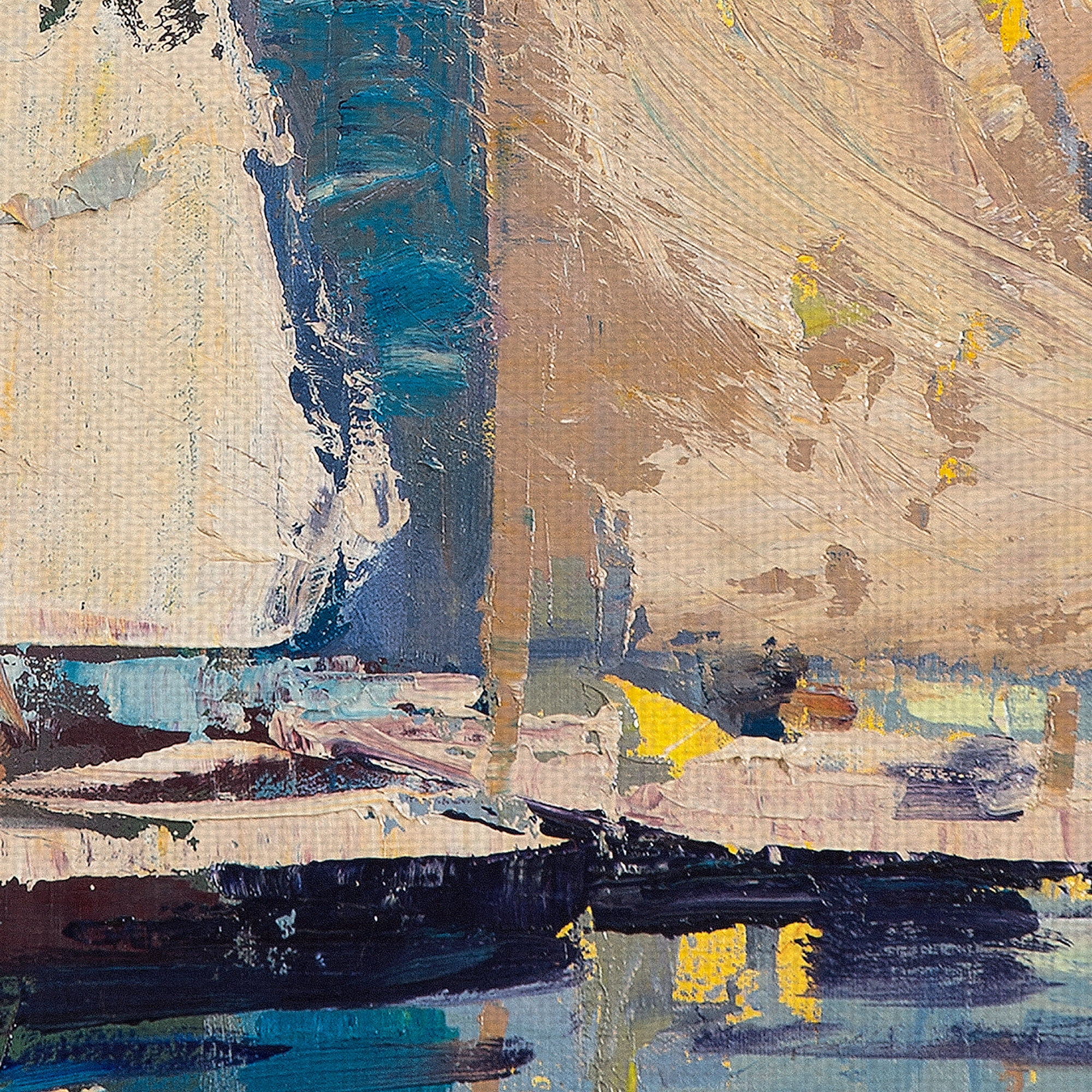 Masterpiece Art Gallery Breeze Sail & Sky by Beth Forst Canvas Art Print 30" x 30"