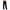 Black, variant on Girls Cargo Pants Drawstring Elastic Waist Casual Jogger Pants for Teen Girls Streetwear Wide Leg Pants with Pockets 4-16 Years