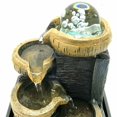 thumbnail image 2 of 3-Tier Desktop Water Fountain Decor Fountain Decor 3 Tier W/LED US 110 V , Simple BUT Elegant C, 2 of 9