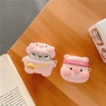 thumbnail image 2 of AirPods Pro Case Cute Cartoon Characters Anime, GMYLE Silicone Protective Shockproof Earbuds Case Cover Skin Compatible for Apple AirPods Pro 2019 2020 (Causal Pig), 2 of 4