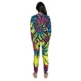 thumbnail image 3 of Just Love Women's Tie Dye Two Piece Pajama Set (Tie Dye Blues with Brights, X-Small), 3 of 3