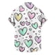 thumbnail image 5 of Blusa y camisa de manga corta con cuello vuelto para hombre, blusa informal de moda con cuello vuelto, blusa estampada de manga corta con botones, blusa de poliéster para hombre, 5 of 6