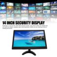thumbnail image 3 of 14 Inch 1920x1080 Screen for Gaming, Builtin Speaker, MultiInterface Portable Display, ABS Shell for RasPi, PC, TV, Game, Security Camera with BNC AV VGA, HD Multimedia Interface, 3 of 7
