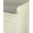 thumbnail image 3 of Westville White Storage Bench, 3 of 9
