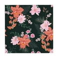 thumbnail image 5 of YFYANG Square Polyester Table Cloth, 60" x 60" Reusable Table Cover Kitchen Dining Room Vintage Hibiscus Pattern Decorative Tablecloths for Tables of 2-4 People, 5 of 8