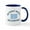 White/Navy Inside, variant on CafePress - Bethany Beach Varsity Design Mug - 11 oz Ceramic Mug - Novelty Coffee Tea Cup