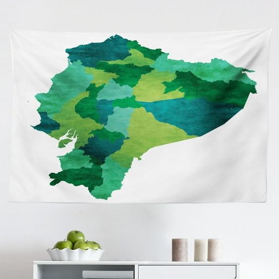 Gender Reveal Tapestry, Boy and Girl Twins Elephants with Royal Crowns, Fabric Wall Hanging Decor for Bedroom Living Room Dorm, 2 Sizes, Blush Blue, by Ambesonne