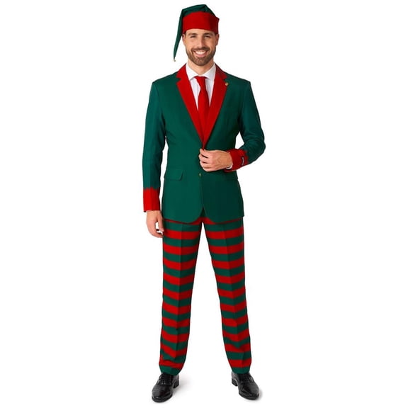 Suitmeister Men's Suits Santa's Elf Green - XXL Green