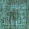 thumbnail image 1 of Ahgly Company Indoor Square Oriental Light Blue Industrial Area Rugs, 5' Square, 1 of 4