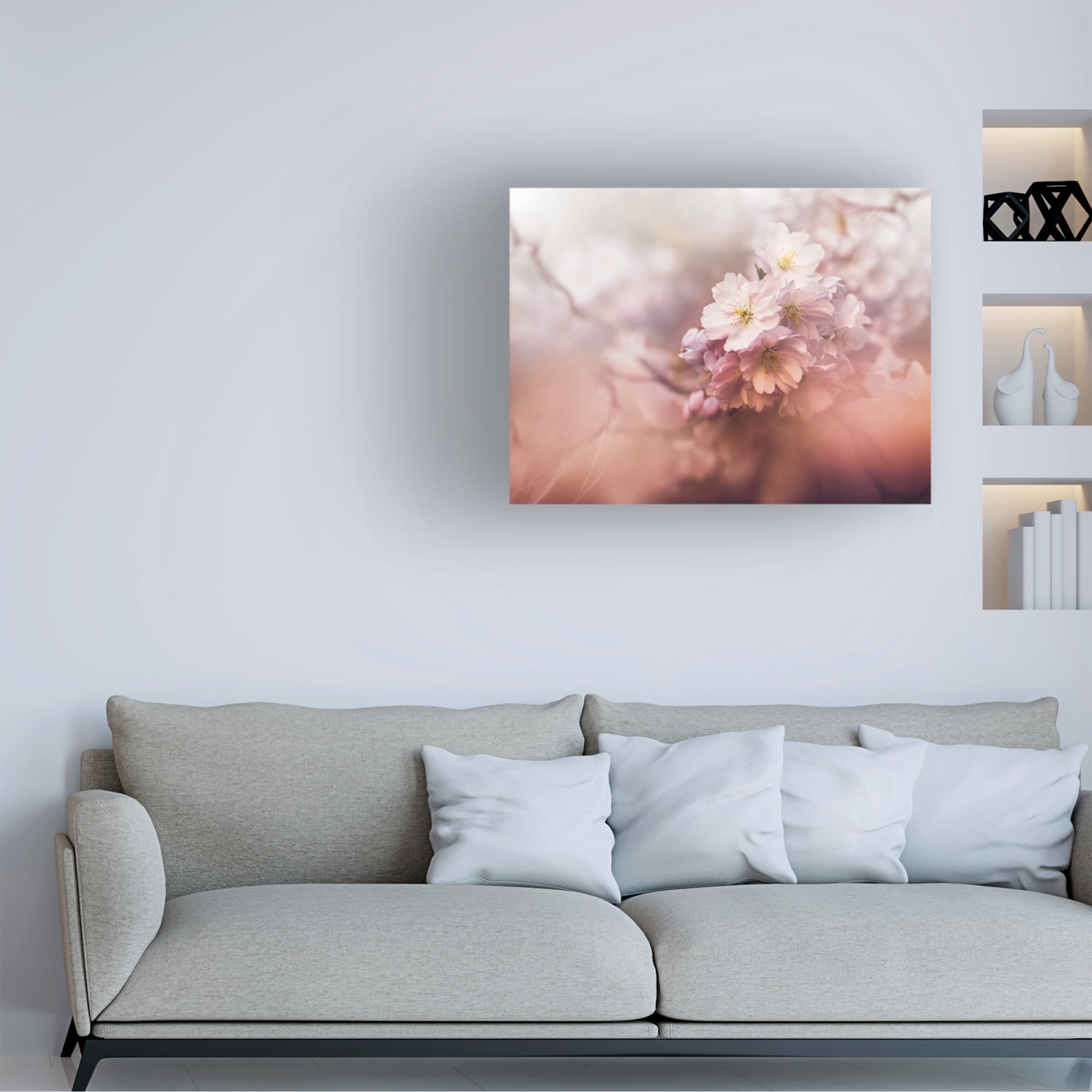 Trademark Fine Art Kristina Zvinakeviciute Sakura Canvas Wall Art