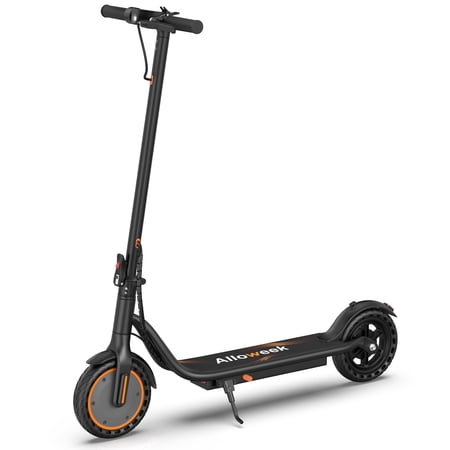 Condition photo showing Good Condition for alloweek aw02t electric scooter for adults 8.5 solid tire 19.9 mph 350w motor 23 miles range iron frame foldable commuting e scooter with led lights
