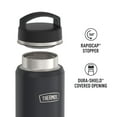 thumbnail image 5 of Thermos ICON Series Vacuum Insulated Stainless Steel Water Bottle with Screw Top, Graphite, 40oz, 5 of 7