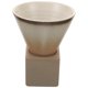 thumbnail image 4 of Juego de tazas de café de cerámica con forma de embudo, taza de café para capuchino con Base, 1 Juego, 4 of 8