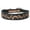 Black & Tan, variant on Hilason Sunflower Floral Hand Tooled Strong Genuine Leather Dog Collar Black/Tan Small