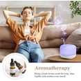 thumbnail image 3 of Aromatherapy Essential Oil Diffuser for Room: 500ml Oil Diffuser Colorful Aroma Air Humidifier with Adjustable Cool Mist Mode, Waterless Auto Off Ultrasonic Diffusers for Large Room Home Office(White), 3 of 8