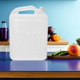 thumbnail image 1 of TABLZONE Pichet d'Eau Réutilisable Récipient en Plastique Blanc pour Stockage de Produits Chimiques 1Pcs, 1 of 8