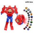thumbnail image 1 of Disney-reloj electrónico de los Vengadores de Frozen para niño y niña, juguete de dibujos animados, Capitán América, spiderman, Robot transformable, 1 of 4