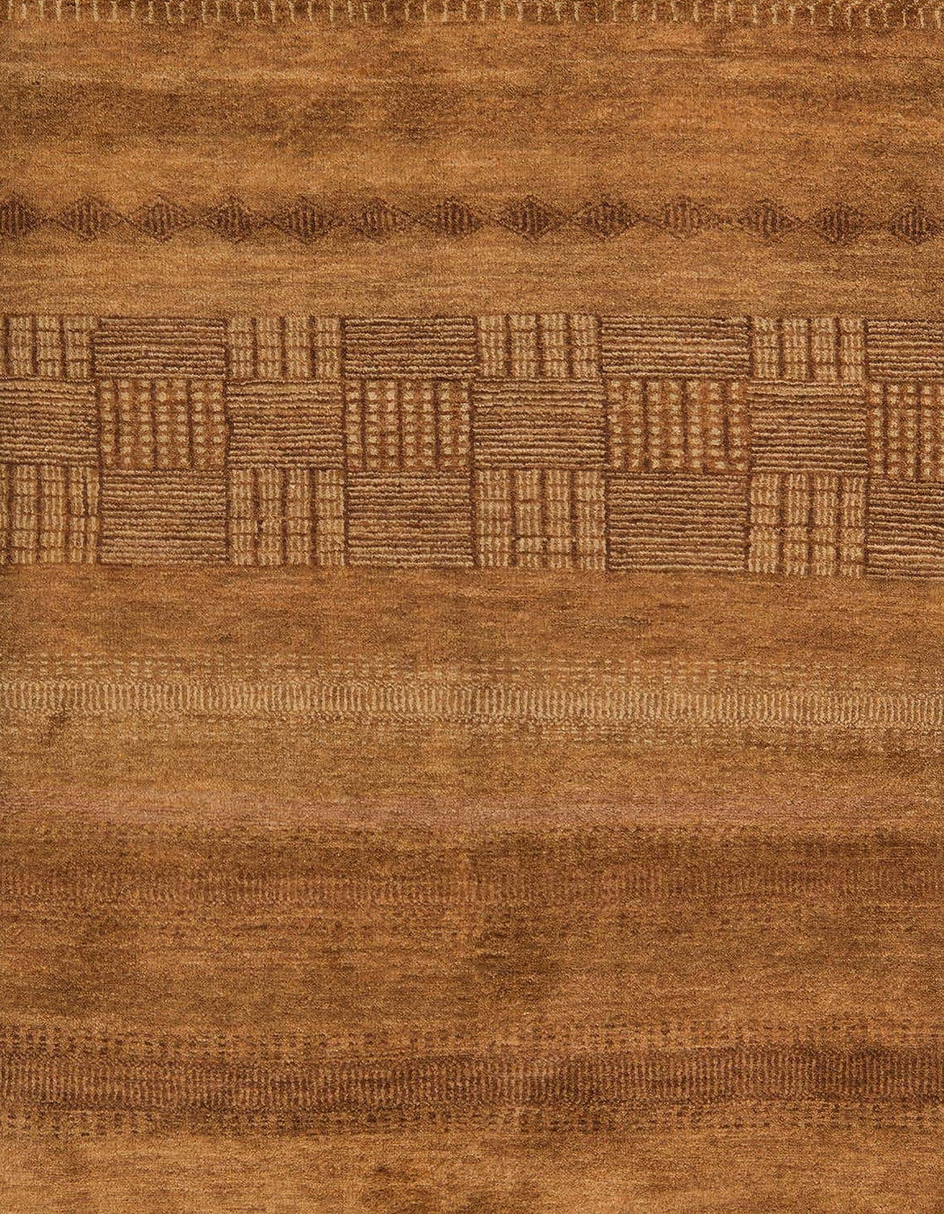 Ahgly Company Indoor Rectangle Abstract Neon Orange Abstract Area Rugs ...