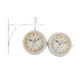 thumbnail image 2 of Reloj colgante creativo para interiores y exteriores, reloj de pared de doble cara. Blanco, 2 of 9