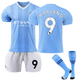 thumbnail image 1 of 2023 - 2024 raqueta de fútbol del granero local del Manchester City número 9 Haaland de bruyne 17, 1 of 5