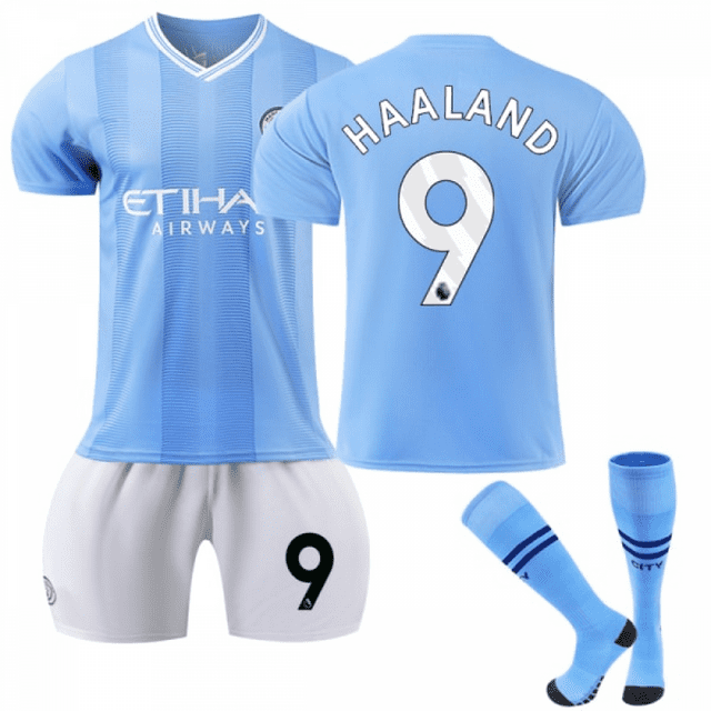 2023 - 2024 raqueta de fútbol del granero local del Manchester City número 9 Haaland de bruyne 17