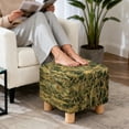 thumbnail image 4 of TSOVTHRID Forest Camo Hunting Print Ottoman Cover Square Stretch Ottoman Slipcover Thick Storage Footrest Stool Covers with Elastic Band Furniture Protector for Pets, 4 of 7