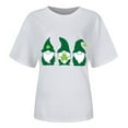 thumbnail image 4 of Fankiway Mode Femme Saint-Patrick Imprimé Col Rond Manches Courtes T-Shirt Décontracté Haut Manches Courtes Hauts Femmes Liquidation Chemises Femmes Manches Courtes, 4 of 4