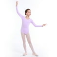 thumbnail image 5 of HAWEE Girls Ballet Dance Dress Toddler Long Sleeve Ballet Leotards with Removable RuffleTutu Skirt, 5 of 6