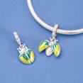 thumbnail image 2 of 925 Sterling Silver Glow In Dark Firefly Dangle Charm for Bracelets Charms Bangle Pendant Jewelry, 2 of 7