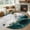 Aque, variant on Marble Navy Blue Area Rug 5x7 FT, Non Slip Bedroom Throw Carpet, Abstract Gold White Brick Stone Motif Washable Soft Floor Carpet Non-Shedding Rug for Dining Room Bedside Classroom Desk