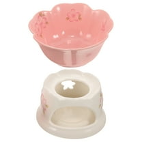 Homoyoyo Ceramic Fondue Pot for Drinks White Cheese and Chocolate Melting Tool