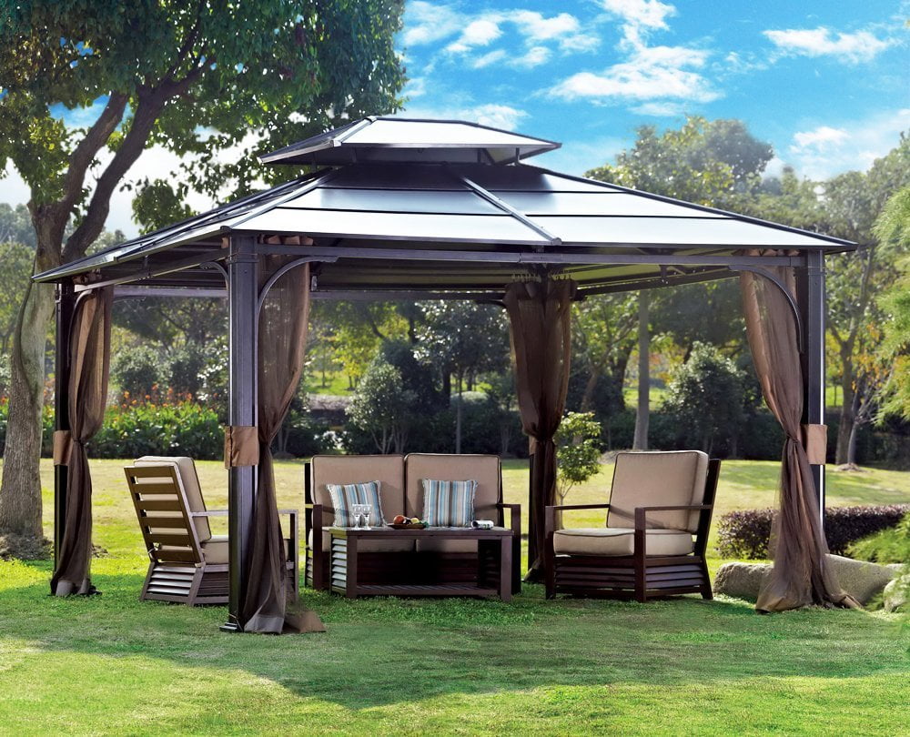 Sunjoy 10 x 12 Chatham Steel Hardtop 