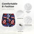 thumbnail image 4 of Salouo American With Lips Print Women's 2 in 1 Running Shorts Double-Layer Shorts Athletic Workout Gym Yoga Shorts Running Shorts for Women-X-Large, 4 of 7