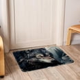 thumbnail image 6 of Wolf Non-Slip Polyester Floor Carpet Door Rugs - Machine Washable Kitchen Rug, 6 of 6